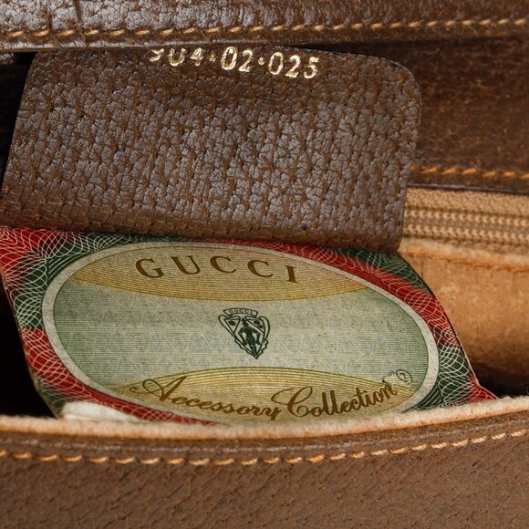 Gucci Vintage Beige Monogram Messenger Clutch - Picture 14 of 15